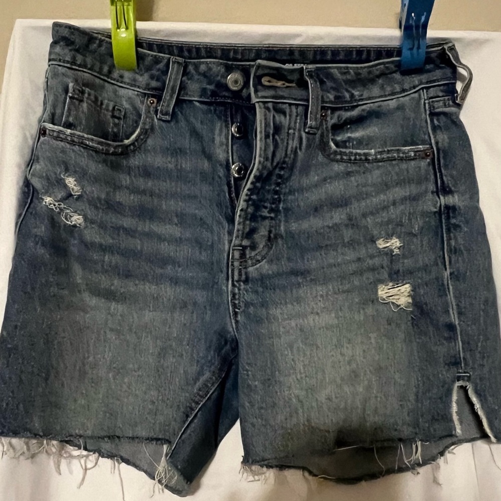 Old Navy Women’s Distressed Denim Shorts - Dark Wash